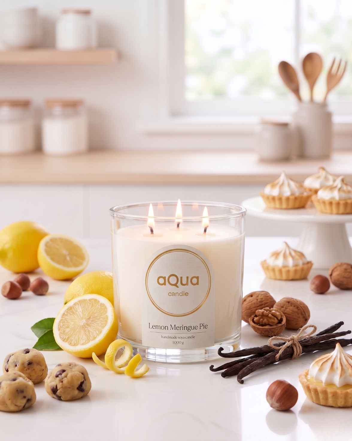 aQua candle - sójová sviečka LEMON MERINGUE PIE 