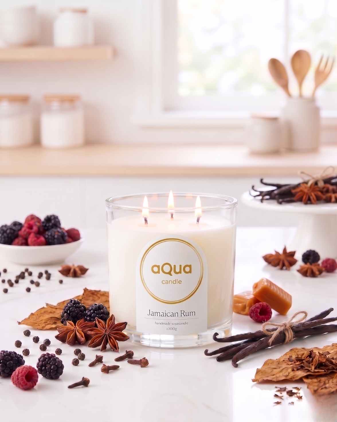 aQua candle - sójová sviečka JAMAICAN RUM