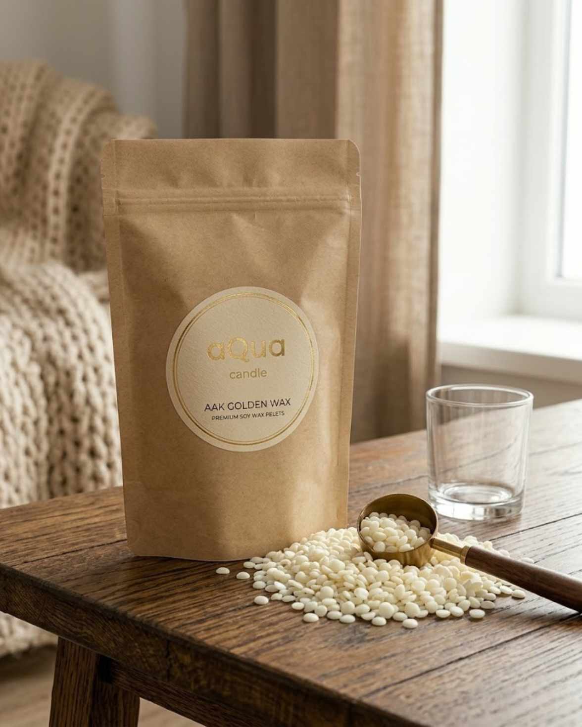 AAK Golden Wax 464 – prémiový sójový vosk - peletky 5 kg — 2