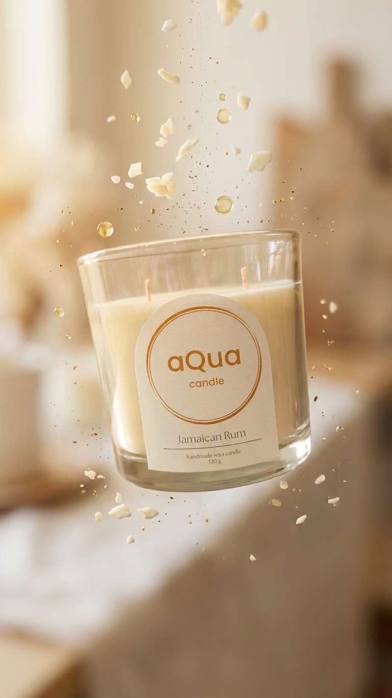 aQua candle - sójová sviečka JAMAICAN RUM — 2